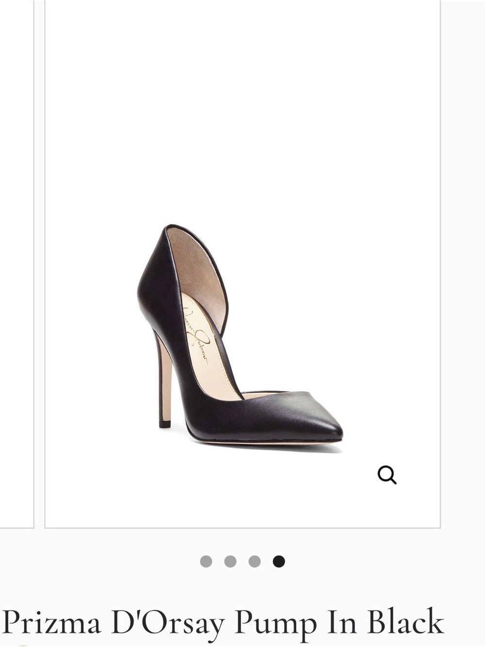 Jessica Simpson Black Prizma D'Orsay Pump